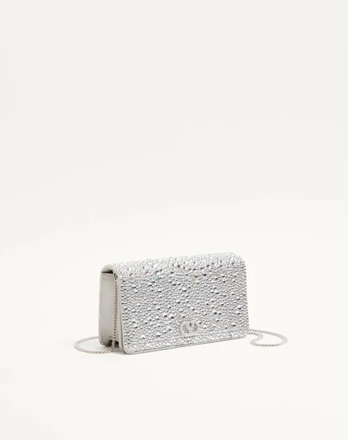 Bolso bandolera mini Vlogo Signature con bordado brillante Bolso bandolera mini Vlogo Signature con bordado brillante