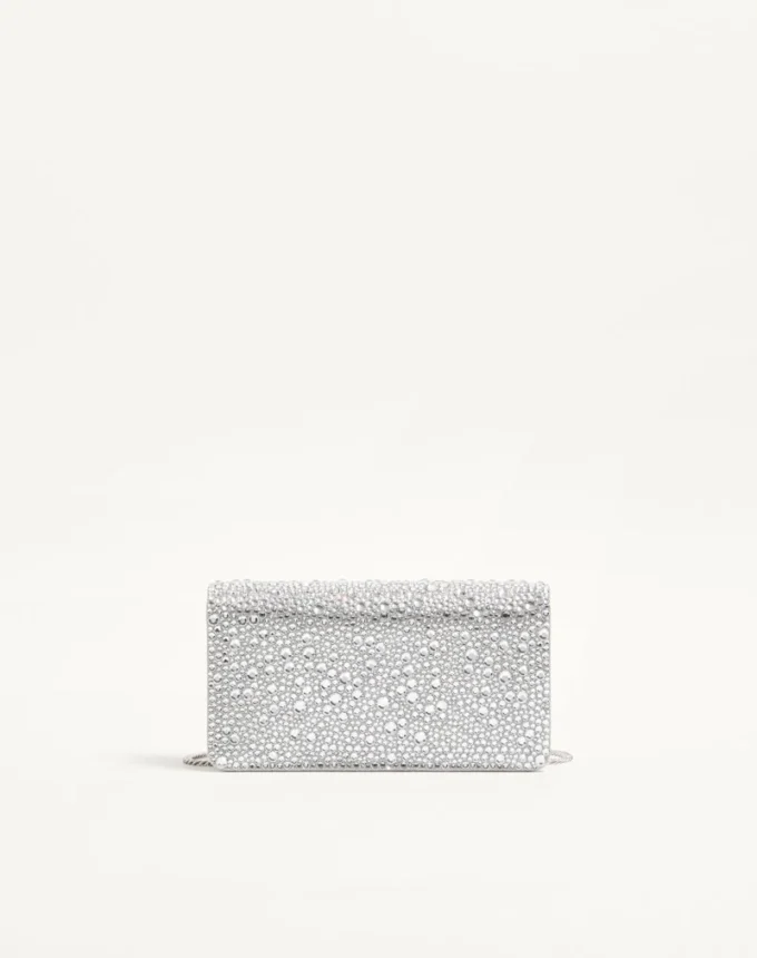 Bolso bandolera mini Vlogo Signature con bordado brillante Bolso bandolera mini Vlogo Signature con bordado brillante