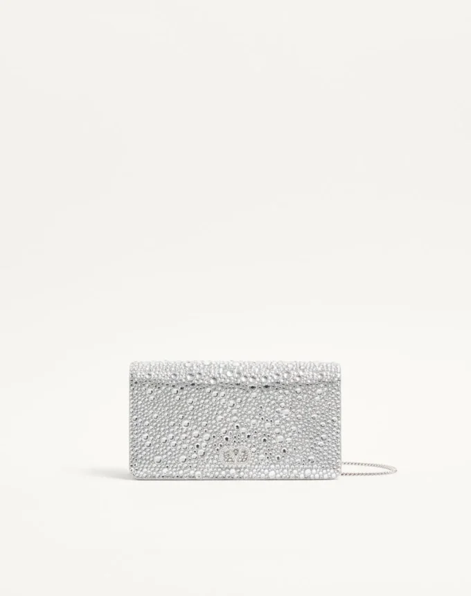 Bolso bandolera mini Vlogo Signature con bordado brillante Bolso bandolera mini Vlogo Signature con bordado brillante