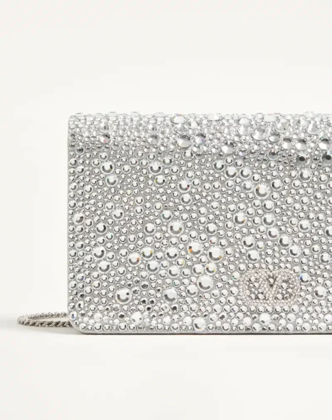 Bolso bandolera mini Vlogo Signature con bordado brillante Bolso bandolera mini Vlogo Signature con bordado brillante