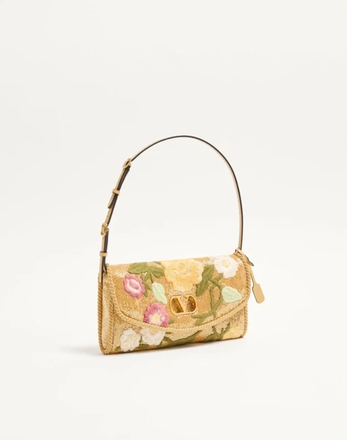 Bolso bandolera pequeño bordado DeVain de Valentino Garavani Bolso bandolera pequeño bordado DeVain de Valentino Garavani