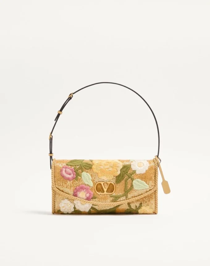 Bolso bandolera pequeño bordado DeVain de Valentino Garavani Bolso bandolera pequeño bordado DeVain de Valentino Garavani