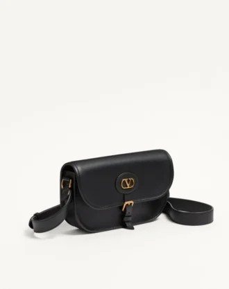 Bolso bandolera pequeño de piel de becerro Valentino Garavani Antibes