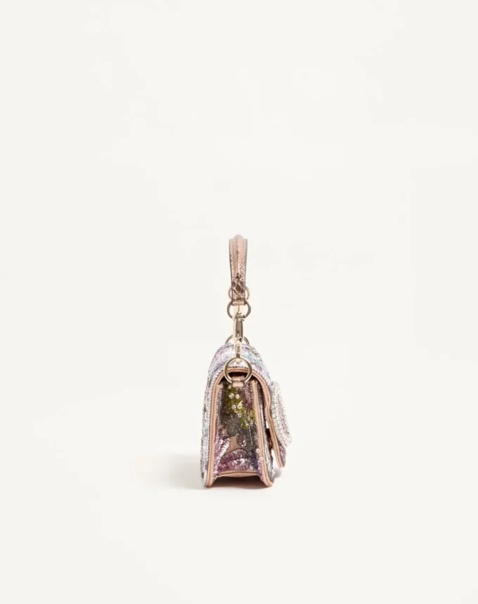 Bolso bandolera pequeño Locò de Valentino Garavani con bordado y logotipo joya Bolso bandolera pequeño Locò de Valentino Garavani con bordado y logotipo joya