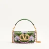 Bolso bandolera pequeño Locò de Valentino Garavani con bordado y logotipo joya Bolso bandolera pequeño Locò de Valentino Garavani con bordado y logotipo joya