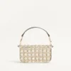 Bolso bandolera pequeño Valentino Garavani Locò con logotipo bordado con joyas Bolso bandolera pequeño Valentino Garavani Locò con logotipo bordado con joyas