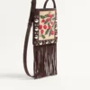 Bolso bandolera pequeño Valentino Garavani Nellcôte en rafia jacquard con estampado Cherryfic Bolso bandolera pequeño Valentino Garavani Nellcôte en rafia jacquard con estampado Cherryfic