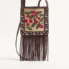 Bolso bandolera pequeño Valentino Garavani Nellcôte en rafia jacquard con estampado Cherryfic Bolso bandolera pequeño Valentino Garavani Nellcôte en rafia jacquard con estampado Cherryfic