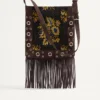 Bolso bandolera Valentino Garavani Nellcôte en tejido jacquard con flecos Bolso bandolera Valentino Garavani Nellcôte en tejido jacquard con flecos