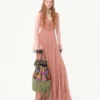 Bolso bordado con flecos Nellcôte Alice de Valentino Garavani