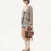 Bolso bordado con flecos Nellcôte Alice de Valentino Garavani
