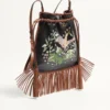 Bolso bordado con flecos Nellcôte Alice de Valentino Garavani