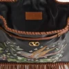 Bolso bordado con flecos Nellcôte Alice de Valentino Garavani