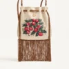 Bolso bordado con flecos Nellcôte Alice de Valentino Garavani