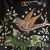 Bolso bordado con flecos Nellcôte Alice de Valentino Garavani