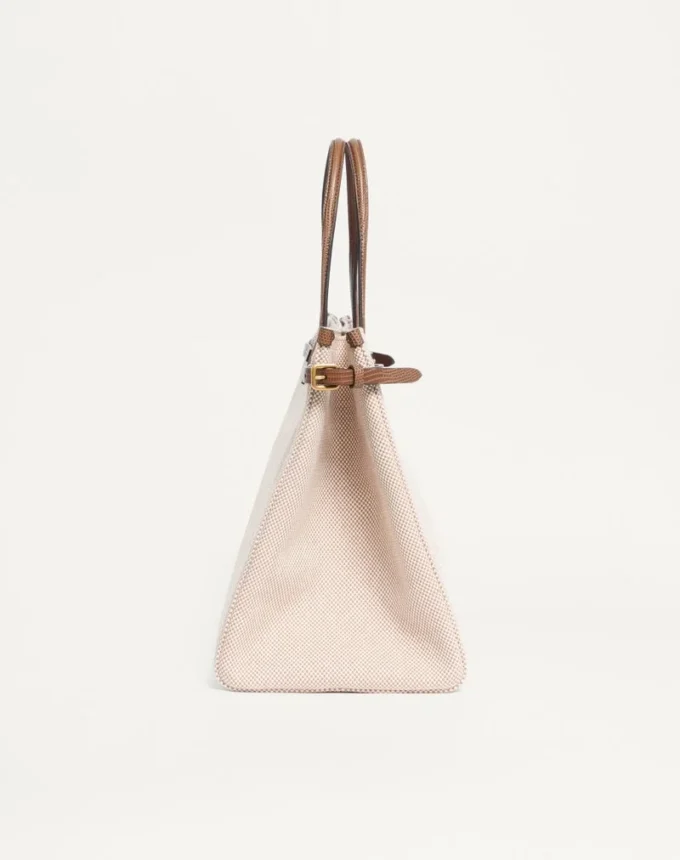 Bolso de compras mediano de lona Antibes de Valentino Garavani Bolso de compras mediano de lona Antibes de Valentino Garavani