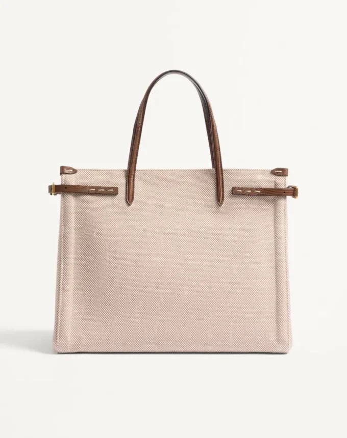 Bolso de compras mediano de lona Antibes de Valentino Garavani Bolso de compras mediano de lona Antibes de Valentino Garavani