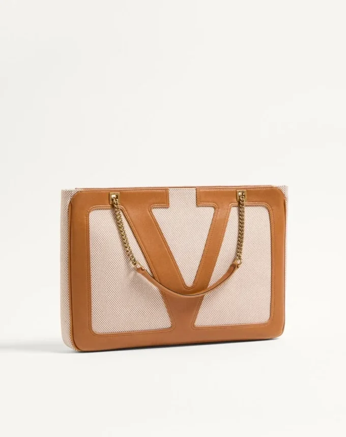 Bolso de compras mediano de lona Valentino Garavani Viva Superstar Bolso de compras mediano de lona Valentino Garavani Viva Superstar