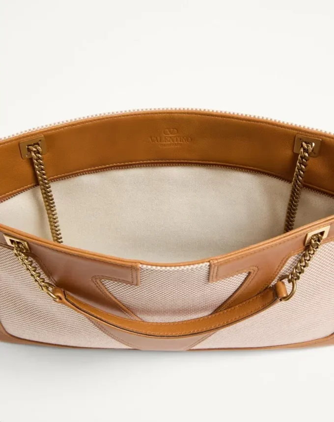 Bolso de compras mediano de lona Valentino Garavani Viva Superstar Bolso de compras mediano de lona Valentino Garavani Viva Superstar