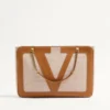 Bolso de compras mediano de lona Valentino Garavani Viva Superstar Bolso de compras mediano de lona Valentino Garavani Viva Superstar