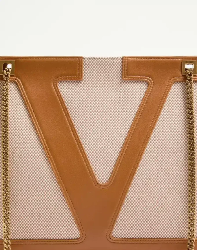 Bolso de compras mediano de lona Valentino Garavani Viva Superstar Bolso de compras mediano de lona Valentino Garavani Viva Superstar