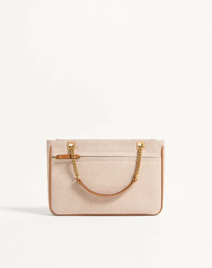 Bolso de compras pequeño de lona Valentino Garavani Viva Superstar Bolso de compras pequeño de lona Valentino Garavani Viva Superstar