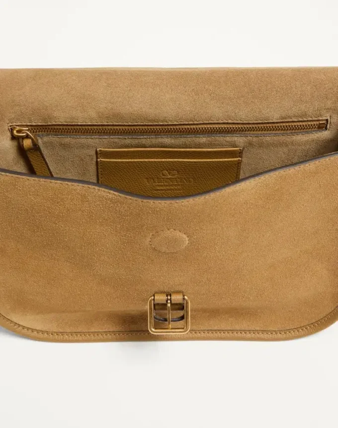 Bolso de hombro de ante Antibes de Valentino Garavani Bolso de hombro de ante Antibes de Valentino Garavani