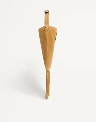 Bolso de hombro de ante con flecos Nellcôte de Valentino Garavani
