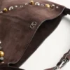 Bolso de hombro de ante con flecos Nellcôte de Valentino Garavani Bolso de hombro de ante con flecos Nellcôte de Valentino Garavani