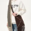 Bolso de hombro de ante con flecos Nellcôte de Valentino Garavani Bolso de hombro de ante con flecos Nellcôte de Valentino Garavani