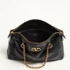 Bolso de hombro Panthea de Valentino Garavani en piel napa con estampado chevron Bolso de hombro Panthea de Valentino Garavani en piel napa con estampado chevron