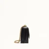 Bolso de hombro Valentino Garavani Vain en piel de becerro brillante Bolso de hombro Valentino Garavani Vain en piel de becerro brillante
