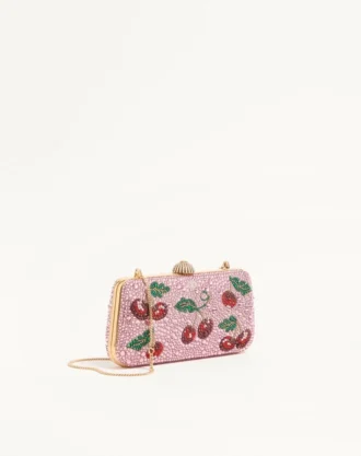 Bolso de mano Carry Secrets de Valentino Garavani con motivo de pedrería Cherryfic