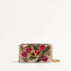 Bolso de mano con bordado Valentino Garavani Vain y estampado Cherryfic Bolso de mano con bordado Valentino Garavani Vain y estampado Cherryfic