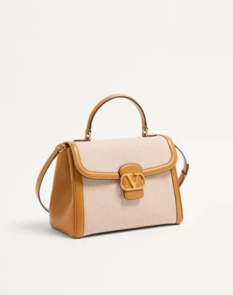 bolso de mano de lona valentino garavani 9to5 2 330x417 - Bolso de mano de lona Valentino Garavani 9To5