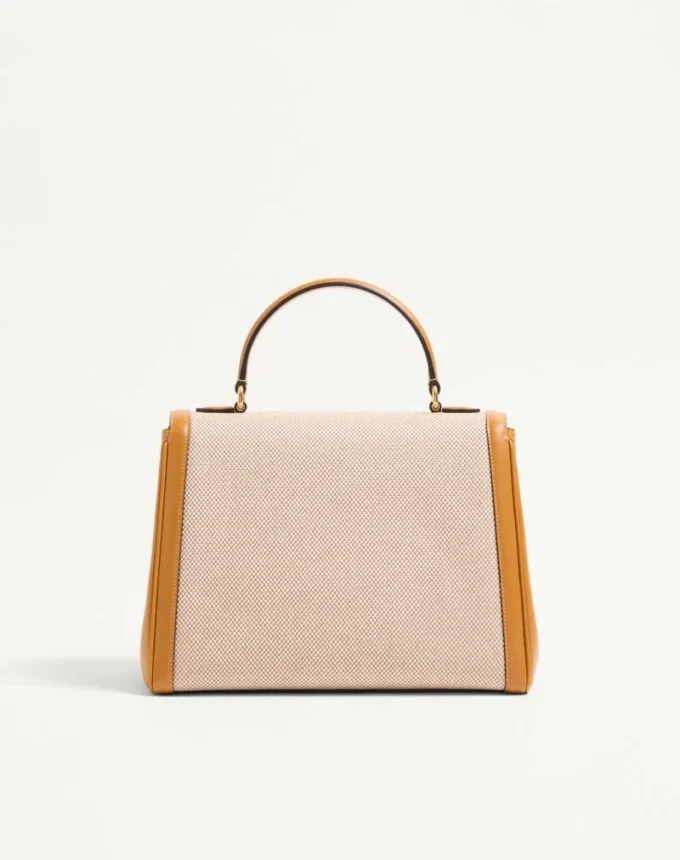 Bolso de mano de lona Valentino Garavani 9To5 Bolso de mano de lona Valentino Garavani 9To5