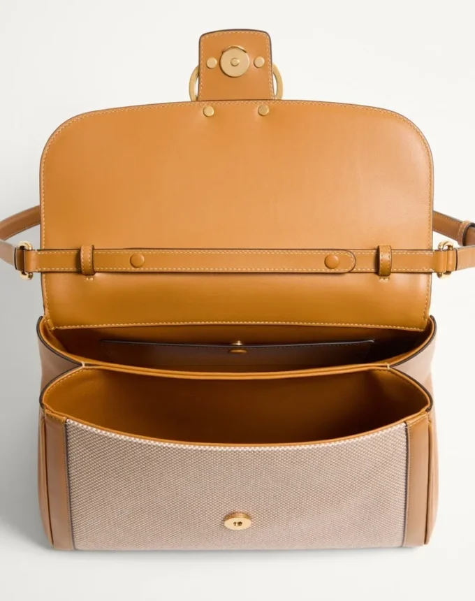 Bolso de mano de lona Valentino Garavani 9To5 Bolso de mano de lona Valentino Garavani 9To5