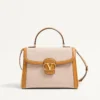 Bolso de mano de lona Valentino Garavani 9To5 Bolso de mano de lona Valentino Garavani 9To5