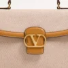 Bolso de mano de lona Valentino Garavani 9To5 Bolso de mano de lona Valentino Garavani 9To5
