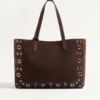 Bolso de mano mediano bordado Nellcôte de Valentino Garavani Bolso de mano mediano bordado Nellcôte de Valentino Garavani