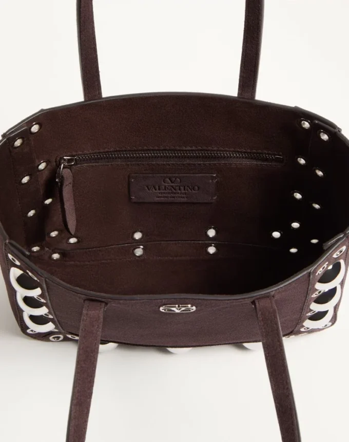 Bolso de mano mini de ante Nellcôte de Valentino Garavani Bolso de mano mini de ante Nellcôte de Valentino Garavani