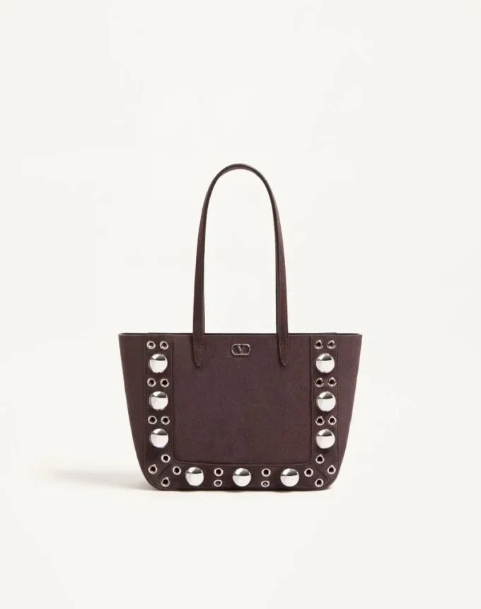 Bolso de mano mini de ante Nellcôte de Valentino Garavani Bolso de mano mini de ante Nellcôte de Valentino Garavani