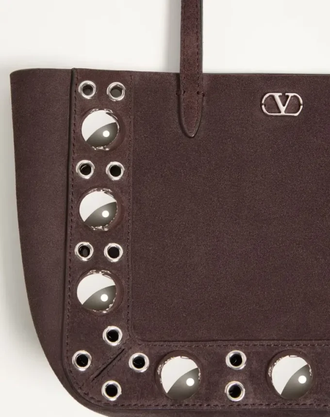 Bolso de mano mini de ante Nellcôte de Valentino Garavani Bolso de mano mini de ante Nellcôte de Valentino Garavani