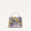 Bolso de mano mini Valentino Garavani Vsling con motivo Flowerism de pedrería y logotipo joya Bolso de mano mini Valentino Garavani Vsling con motivo Flowerism de pedrería y logotipo joya