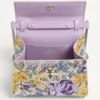 Bolso de mano mini Valentino Garavani Vsling con motivo Flowerism de pedrería y logotipo joya Bolso de mano mini Valentino Garavani Vsling con motivo Flowerism de pedrería y logotipo joya