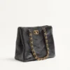 Bolso de mano Valentino Garavani Laseine de piel napa con estampado en forma de chevron