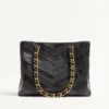Bolso de mano Valentino Garavani Laseine de piel napa con estampado en forma de chevron