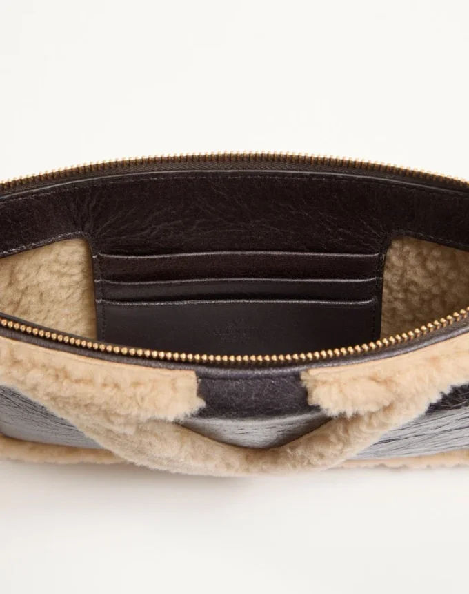 Bolso de mano Valentino Garavani Viva Superstar de piel de oveja