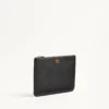 Bolso de mano Vlogo Signature de piel de becerro granulada