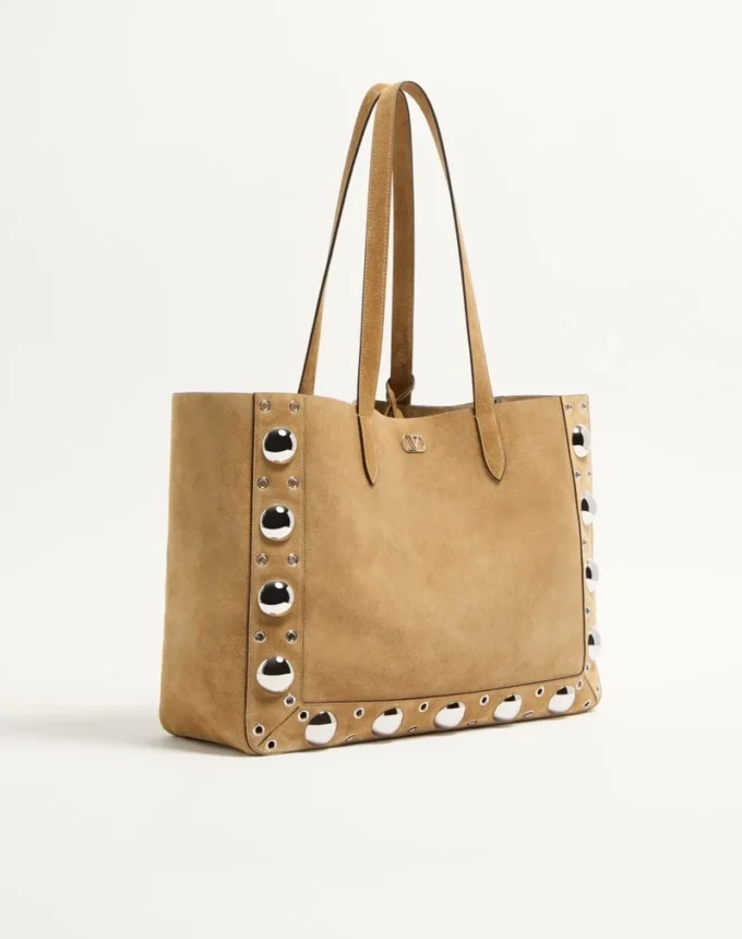 Bolso grande de ante Nellcôte de Valentino Garavani Bolso grande de ante Nellcôte de Valentino Garavani